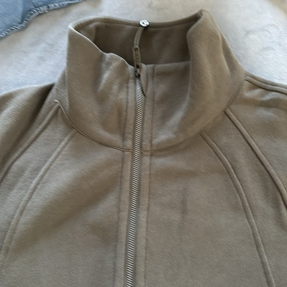 Lululemon oversized half zip sweatshirt- Olive - Picture 3 of 8